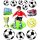 3D Sticker XXL "Fußball"