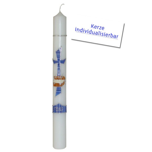 Kommunionkerze weiß, Truhe von Prell