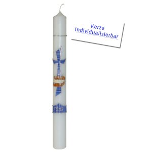 Kommunionkerze weiß, Truhe von Prell