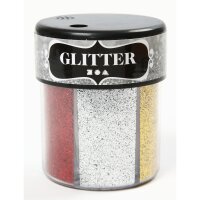 Glitter Sortiment 6 x 13 g sortiert