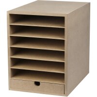 Regal, 1 Stück, aus robustem MDF