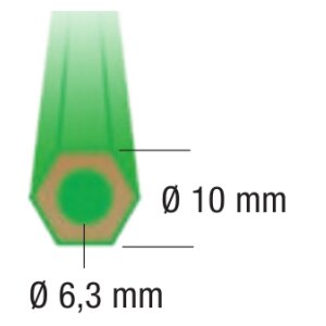 Farbstifte Farbriesen® Color Giants, zinkgelb, 12 Stück