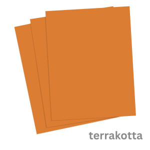 Fotokarton, terrakotta, DIN A4, 50 Blatt, 300 g/qm