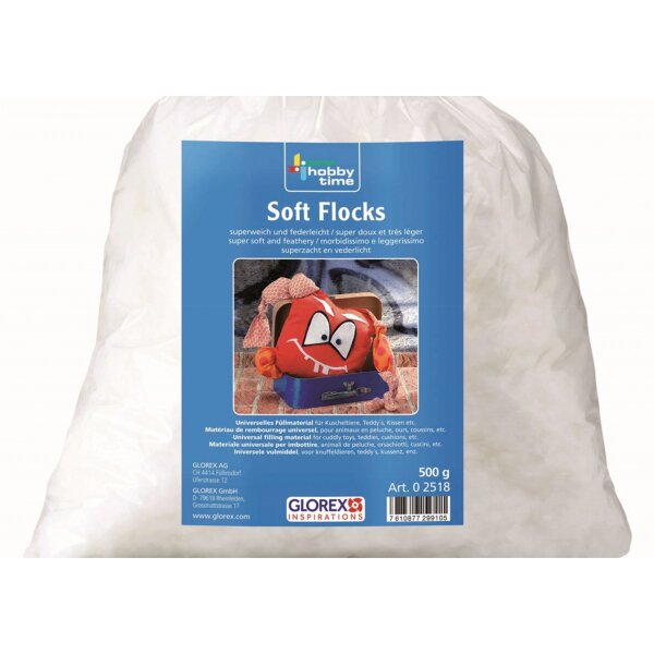 Softflocks weiß, 500g