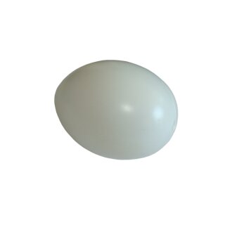 Plastikei, Osterei, 60 mm, weiß