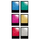 Creall® Glitterglue 6er Set je 100 ml in blau, grün, pink rot, gold, silber