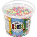 Nabbi® Bügelperlen Pastell im Eimer mit ca. 5000...
