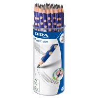 Lyra Groove® slim Graphite Bleistifte, 48 Stück