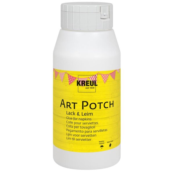 Serviettenkleber 750 ml, KREUL Art Potch Lack & Leim