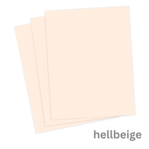 Fotokarton hellbeige, DIN A4, 50 Blatt, 300 g/qm
