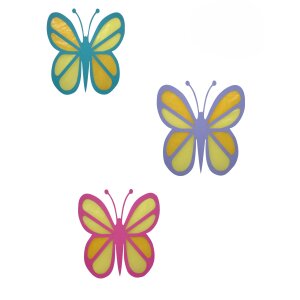 Bastelset Fensterbild Schmetterling vorgestanzt von...