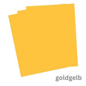 Fotokarton goldgelb, DIN A4, 50 Blatt, 300 g/qm