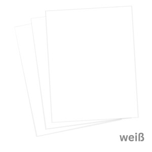 Tonkarton DIN A4 1 Blatt wei&szlig; 220 g/qm