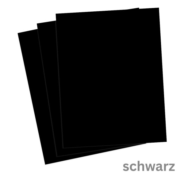 Tonkarton DIN A4 1 Blatt schwarz 220 g/qm