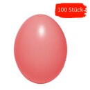 Plastik-Eier, Kunststoffeier, Ostereier, rosa 60 mm, 100...