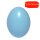 Plastik-Eier, Kunststoffeier, Ostereier, hellblau 60 mm, 100 Stück