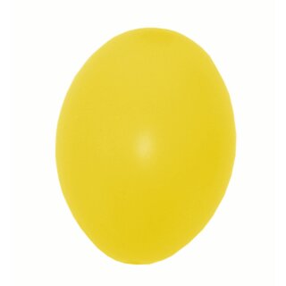 Plastik-Eier, Kunststoffei, Osterei, gelb 60 mm, 1 Stück