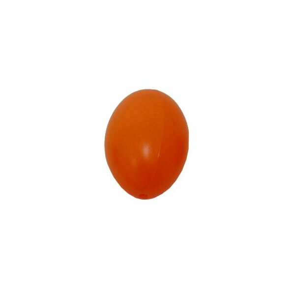 Plastik-Eier, Kunststoffei, Osterei, orange 60 mm, 1 Stück