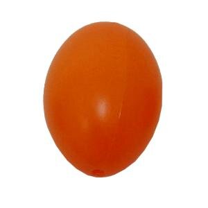 Plastik-Eier, Kunststoffei, Osterei, orange 60 mm, 1...