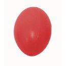 Plastik-Eier, Kunststoffei, Osterei, rot 60 mm, 1 Stück