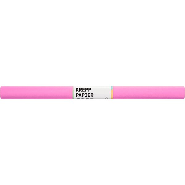 Krepppapier/Feinkrepp pink hell 10 Rollen , 50 x 250 cm