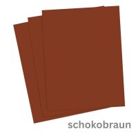 Tonkarton DIN A4 1 Blatt schokobraun 220 g/qm