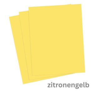 Fotokarton zitronengelb, DIN A4, 1 Blatt, 300 g/qm