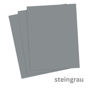 Tonzeichenpapier steingrau DIN A4, 1 Blatt, 130 g/qm