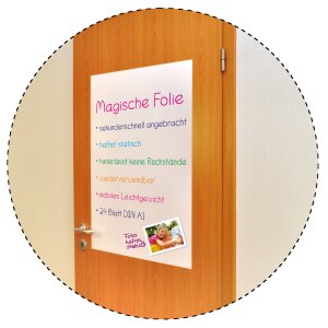 Whiteboardfolie, 1 Rolle mit 24 Blatt, DIN A1. Artikel leider ausverkauft.