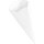 Geschwister-Schultütenrohling weiß aus 3D-Wellpappe, h: 41 cm