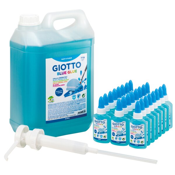 Giotto BIB Flüssigkleber Set 5 kg Kanister und 24 x 40 g