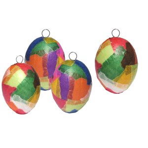 Bastelset Transparentpapier Eier von Prell, 40 Stück
