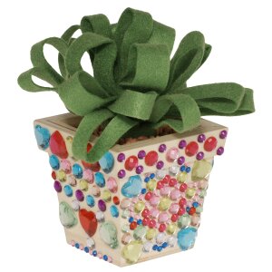 Glitzersteine Herzen und Punkte Pastell, 105 tlg.,...