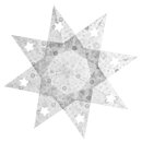 Faltbl&auml;tter transparent Stardust 15 x 15 cm 33 Blatt,