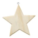 Stern aus Holz, ca. 15 cm, 1 Stück
