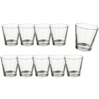 Teelichtglas 10er-Set klar