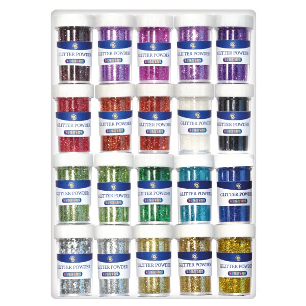 Streuglitzer 20er-Set, leider vom Hersteller ausverkauft.