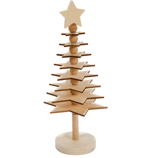 Bastelset 3d Weihnachtsbaum Ca 10 X 23 Cm 2 65