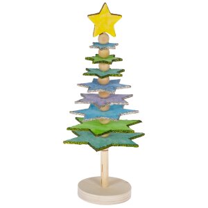 Bastelset 3D-Weihnachtsbaum ca. 10 x 23 cm