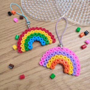 Stiftplatten Set, 15 St&uuml;ck f&uuml;r B&uuml;gelperlen &Oslash; 5 mm