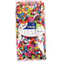 Bügelperlen Jumbo/Maxi, 2300 Stück, bunt sortiert, Ø 10 mm, voraussichtlich Mitte Mai lieferbar