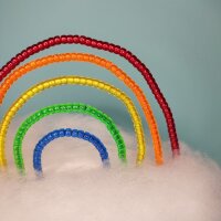 Kongo Perlen bunt sortiert, ca. 5000 Stück