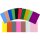 Moosgummiplatten Set mit 170 Bögen in 17 Farben sortiert,