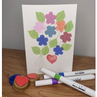 Moosgummi Platte Einzelfarben 10er-Set