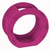 Rundlaternen Zuschnitt pink aus 3D-Wellpappe