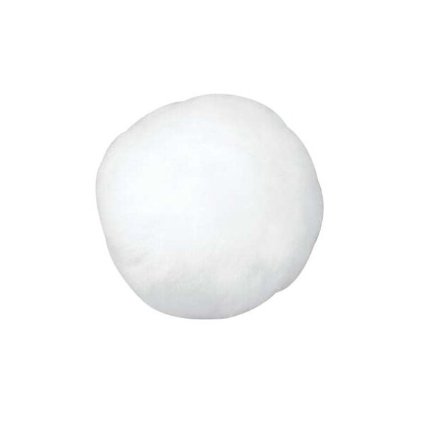 Pompons Schneeball, D: 38 mm weiß, 20 Stück