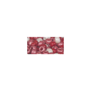 Rocailles, perlmutt, 2,6mm ø, Dose 17g, Rosé-Töne