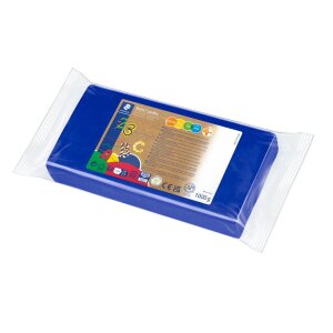 Spielknete Plastilin, blau 1kg