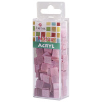 Acryl-Mosaik, 1x1 cm, Glitter