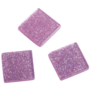 Acryl-Mosaik, 1x1 cm, Glitter, SB-Box ca. 205 Stück...